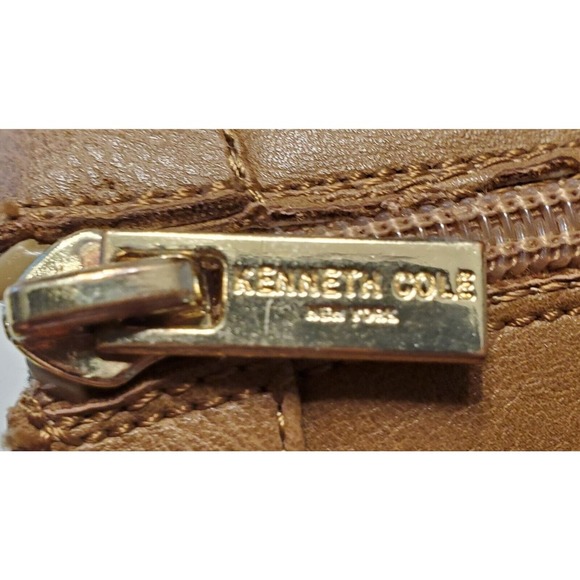 Kenneth Cole Brown Leather Tall Riding Boots Women’s Sz 5 Steampunk Cosplay - Picture 5 of 6